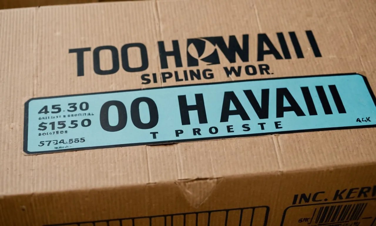 How To Ship To Hawaii A Comprehensive Guide Hawaii Star
