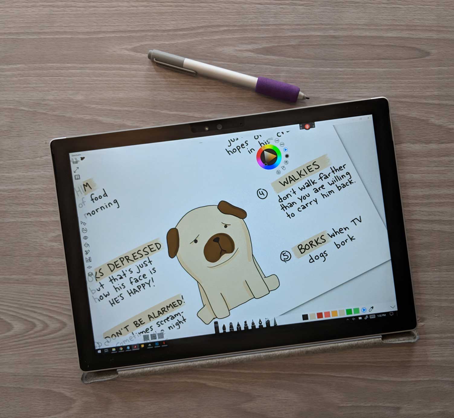 4 Tips for Digital Drawing and Illustration on a Surface Pro 4 and 6