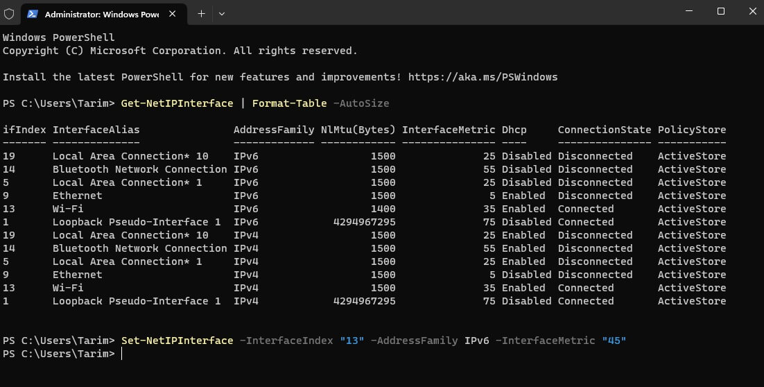 Change Network Adapter Interface Connection Priority Order In Windows