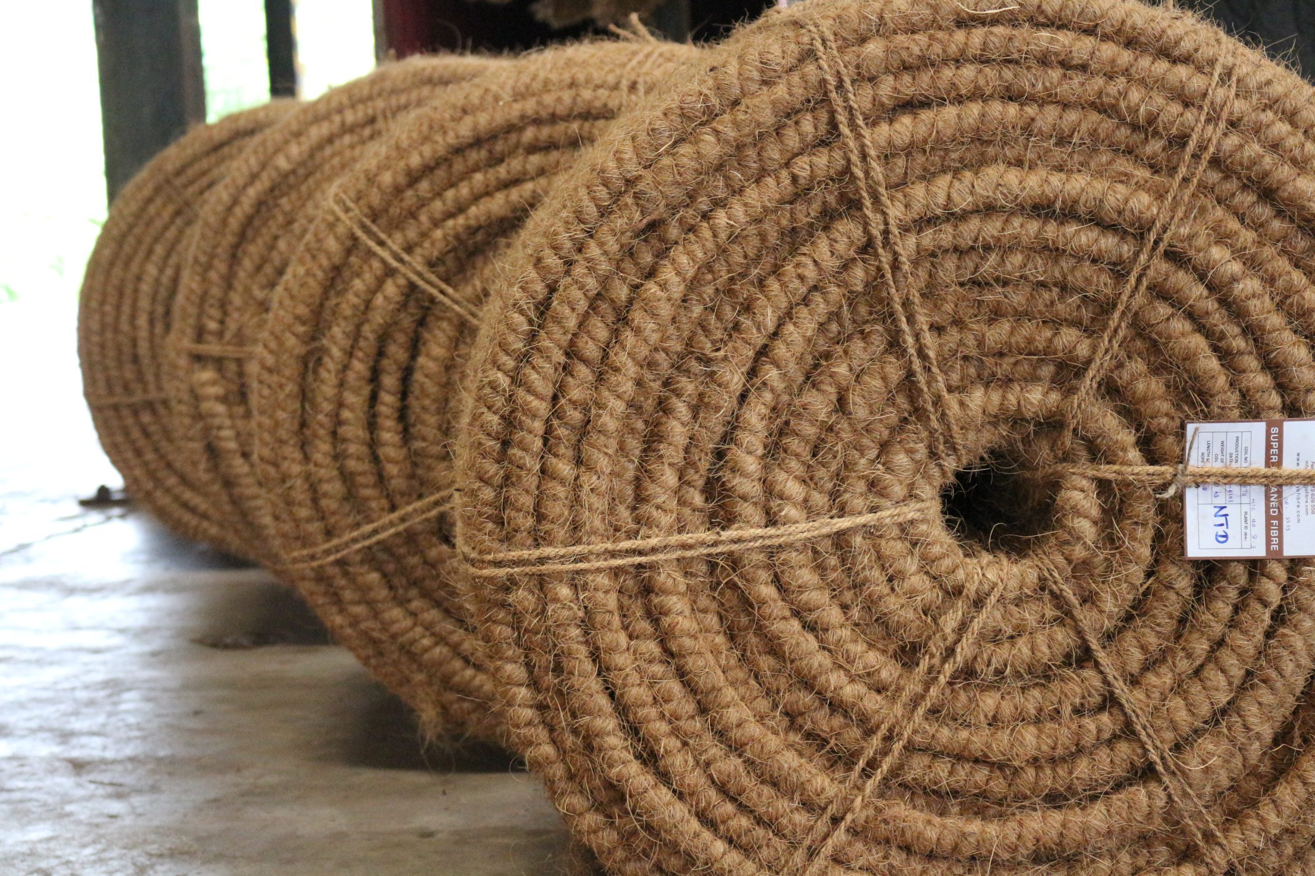 Twisted Fibre (Curl Coir) Coir Twine Coir Yarn