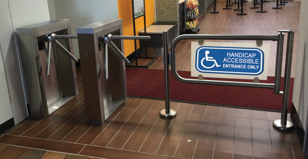 Turnstiles and Handicap Accessible Gates for Indoor Use Indoor Security