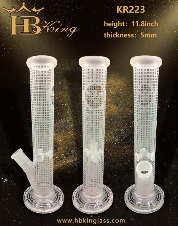 KR223 Amazing Grid Pattern Bongs HBKing
