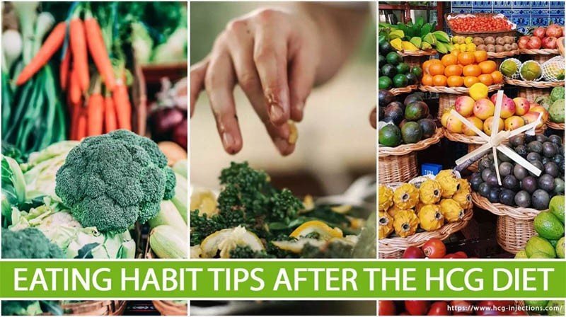 8 Tips For A Healthy Eating Habit After the HCG Diet