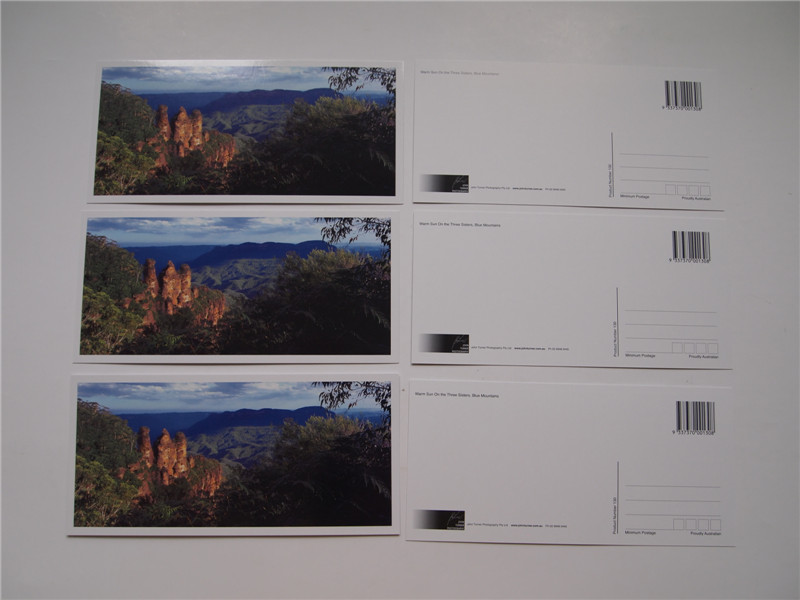 Die cut postcard H&C Printing