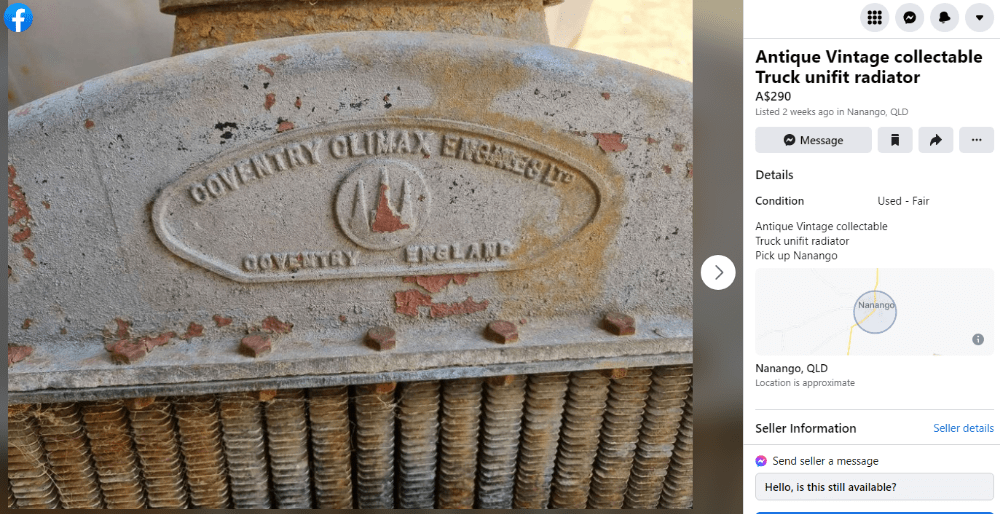 One for Coventry Forum Historic Commercial Vehicle Club of Australia