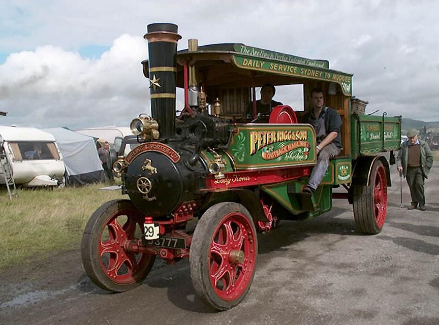 Some old steam trucks Historic Commercial Vehicle Club of Australia