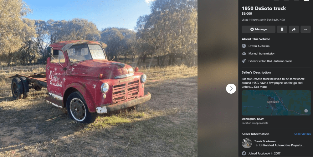 1950 DeSoto Truck Forum Historic Commercial Vehicle Club of Australia