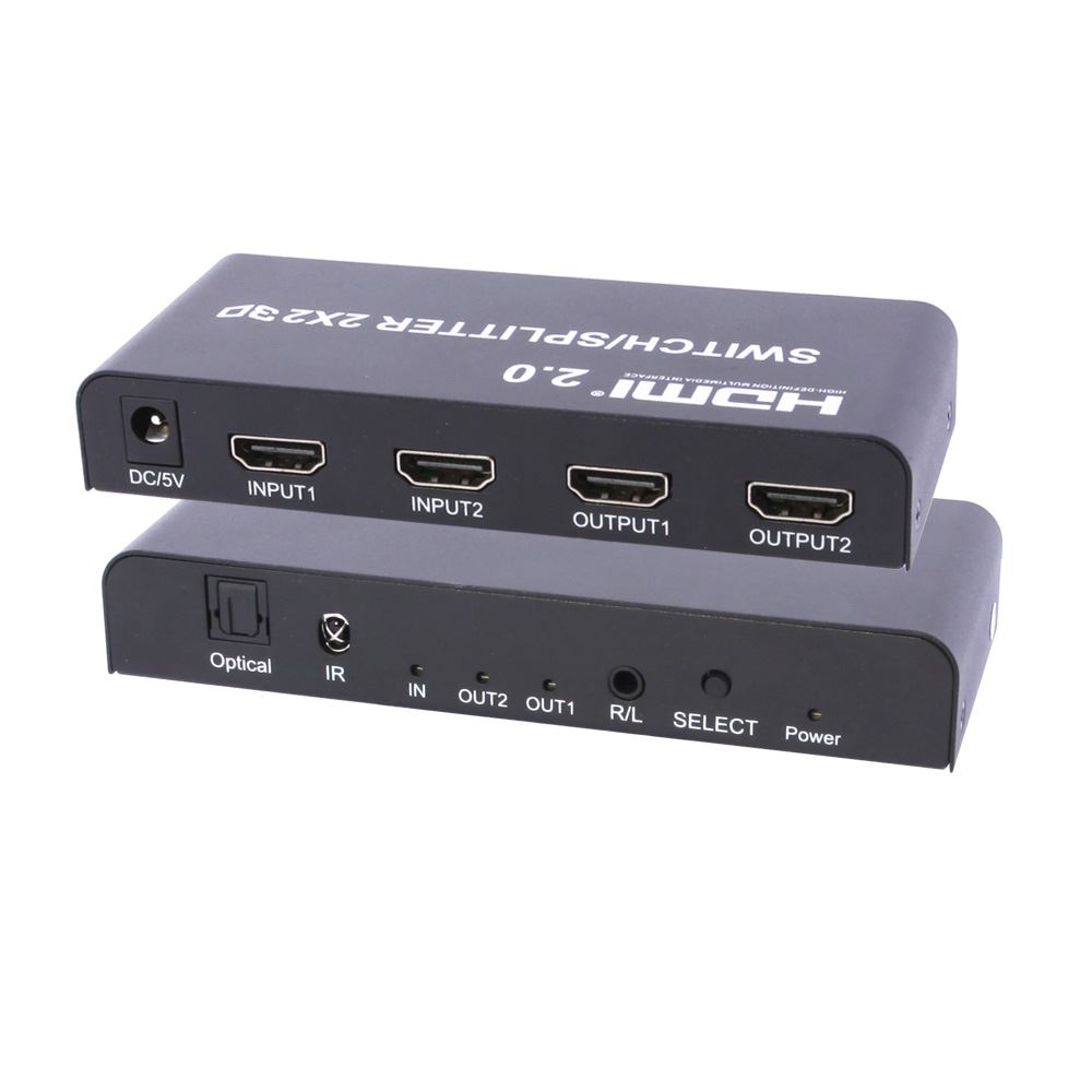 2x2 HDMI Switch / Splitter 4k Ultra HD - HDMI Selector