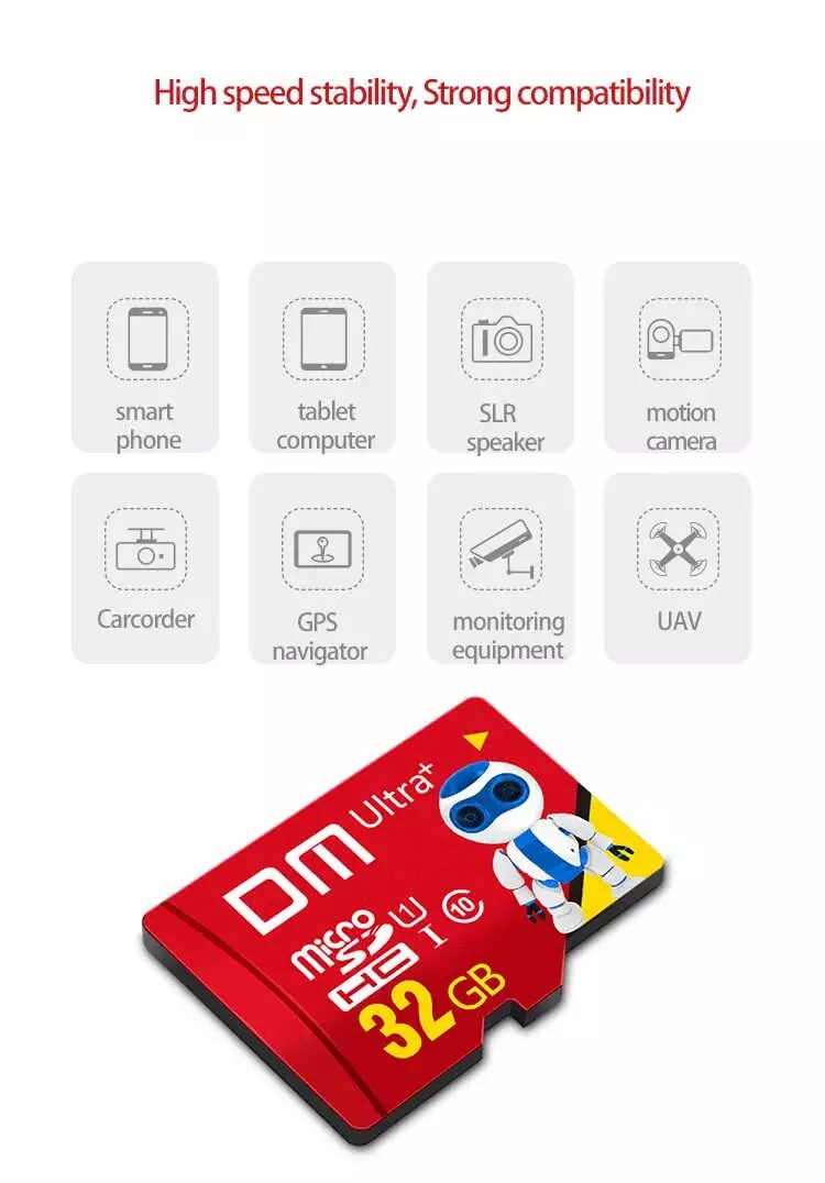 Other Accessories 32GB High Speed Micro SD Card HC UHS I Class 10