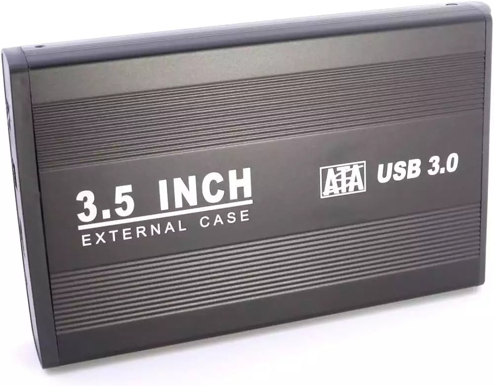 External USB 3 Hard Drive Enclosure For 3.5" SATA Hard Drive Or SSD