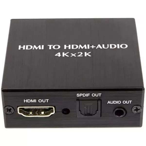HDMI Audio Extractor To Optical Toslink Or Analog Stereo Audio 4k