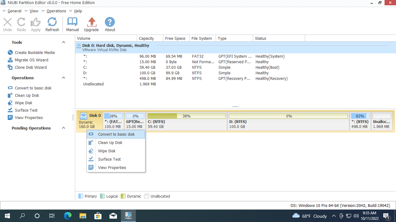 How to Convert Dynamic Disk to Basic Without Losing Data
