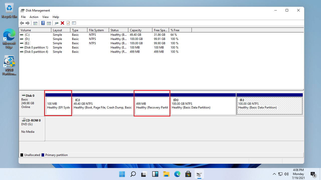 Free tool to extend EFI/Recovery partition in Windows 11/10