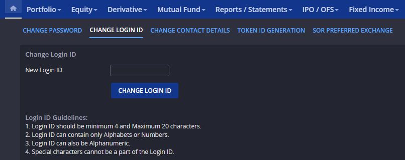 How To Change Your Login Id