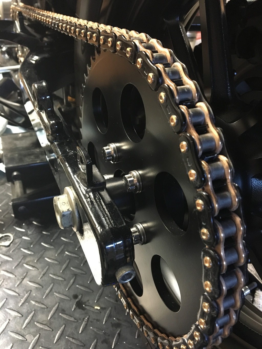 The belt to chain drive conversion thread Page 11 Harley Davidson