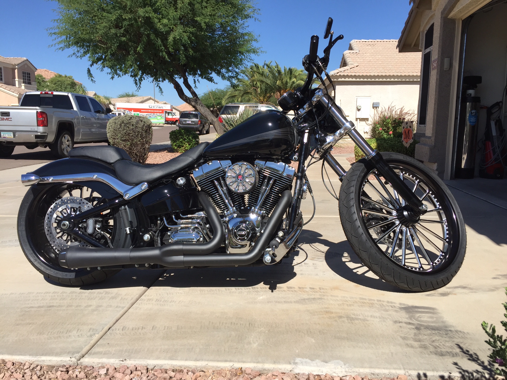 Large selection of harley saddlebags and motorcycle parts Web product information specification breakout builders kit. My Thunderbike style Breakout build with 23" Harley Davidson Forums