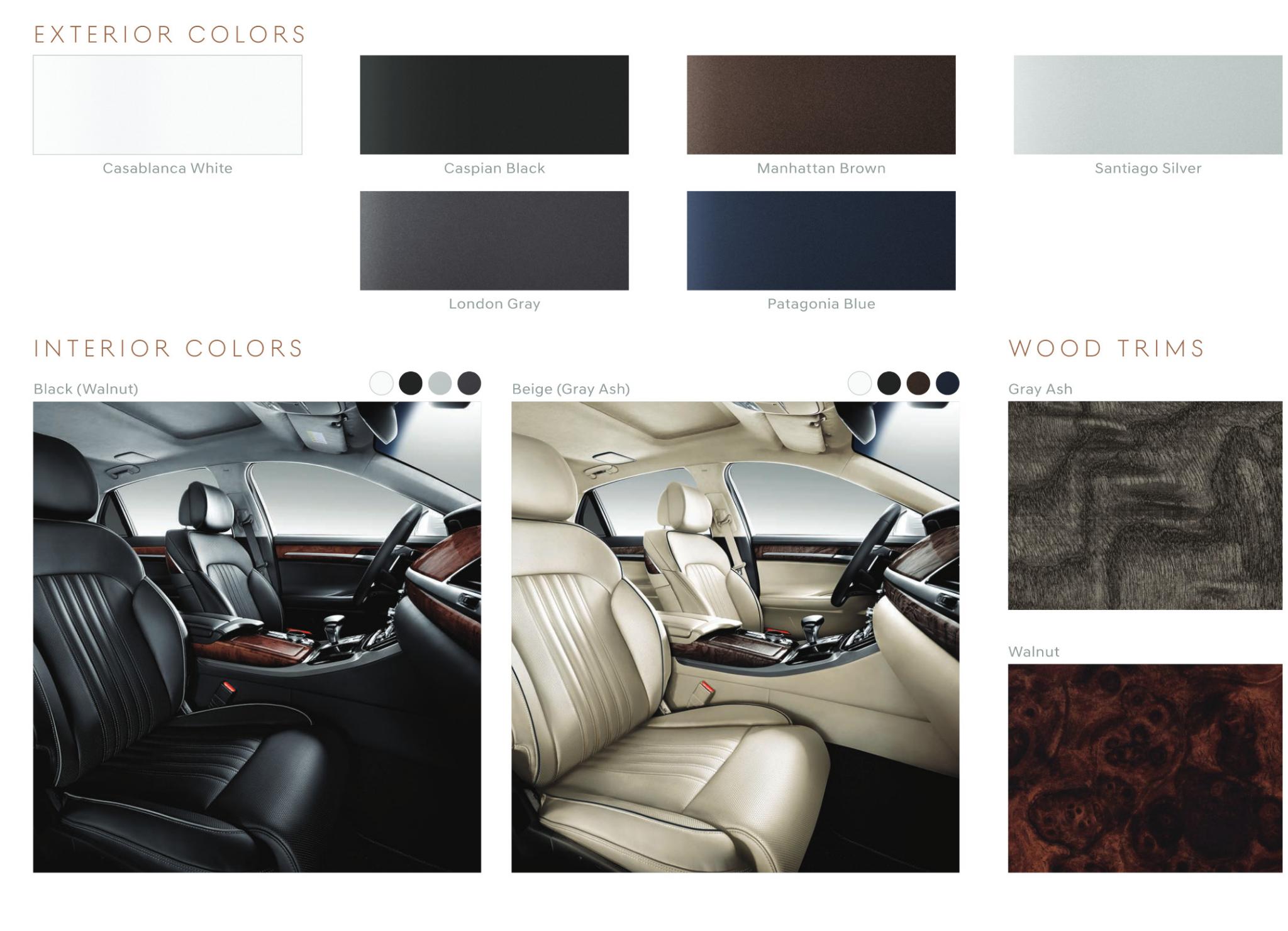 Genesis Paint Code, Color and Model Lookup