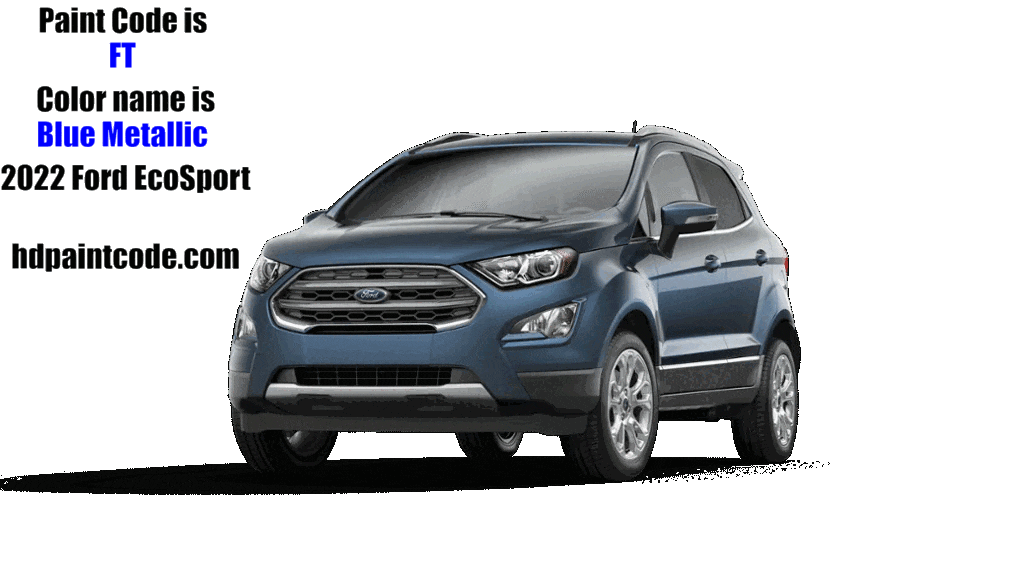 20182021 Ford Ecosport Color Codes