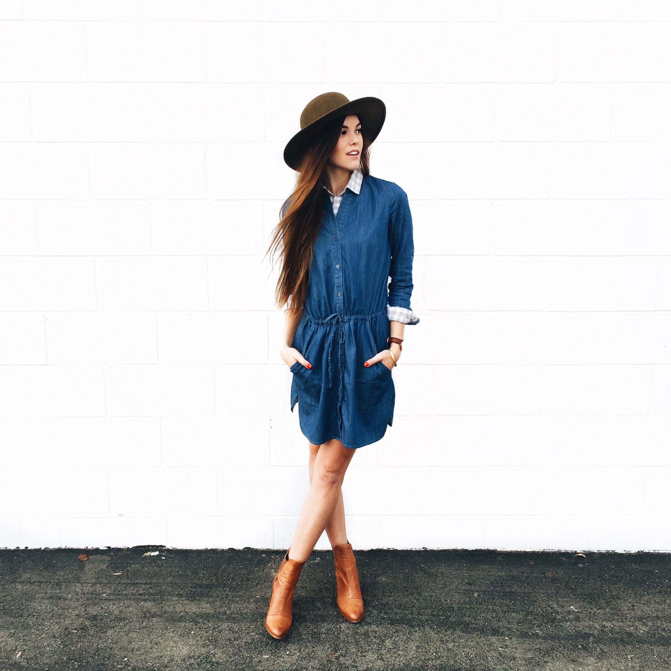 This chambray love // brass clothing Mary Lauren