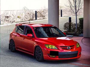 07-09 Mazda Mazdaspeed3 Headlight and Fog Light Protection Film Kit