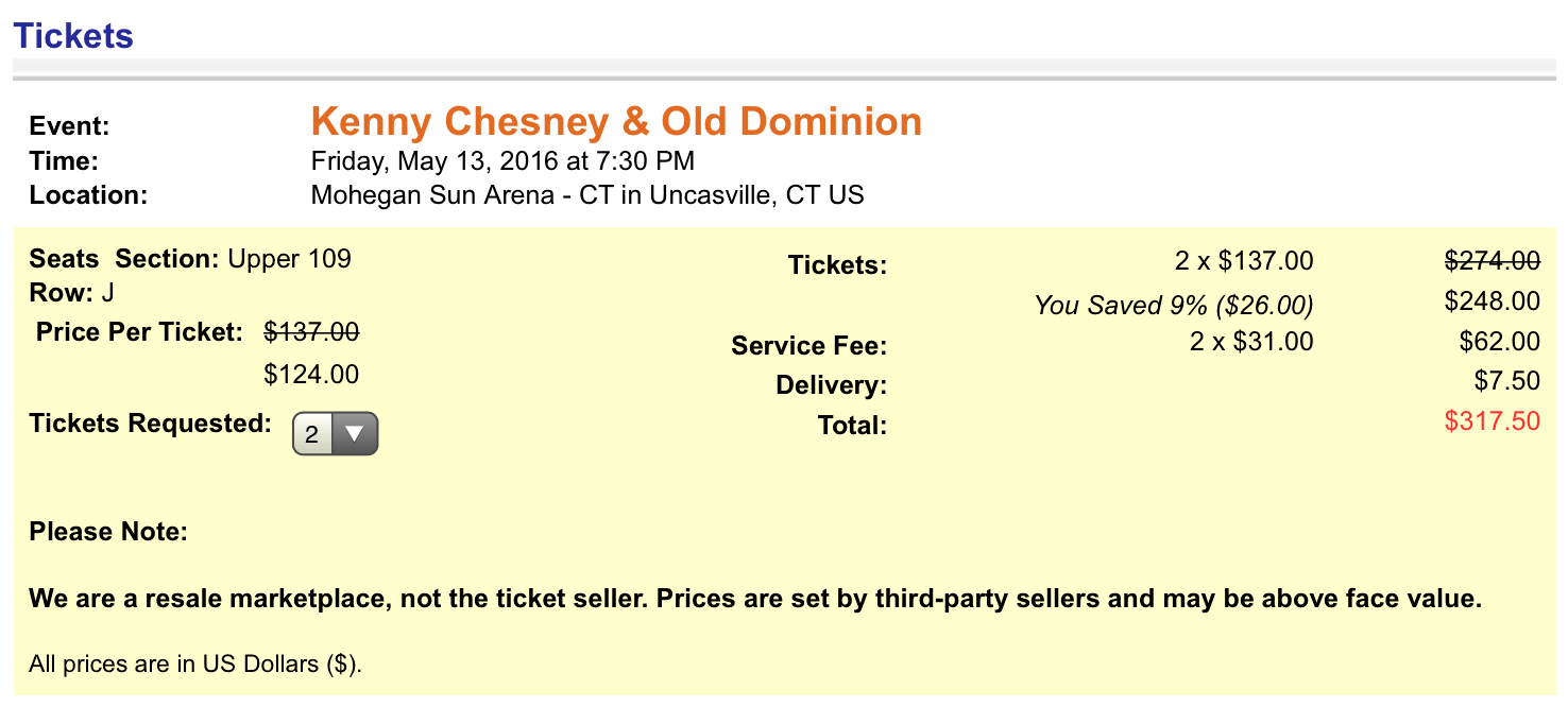 No Fee Tickets Ticket sites Secrets