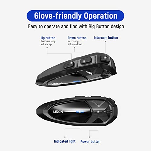 LEXIN GTX Motorrad Bluetooth Headset Headset Test 2024