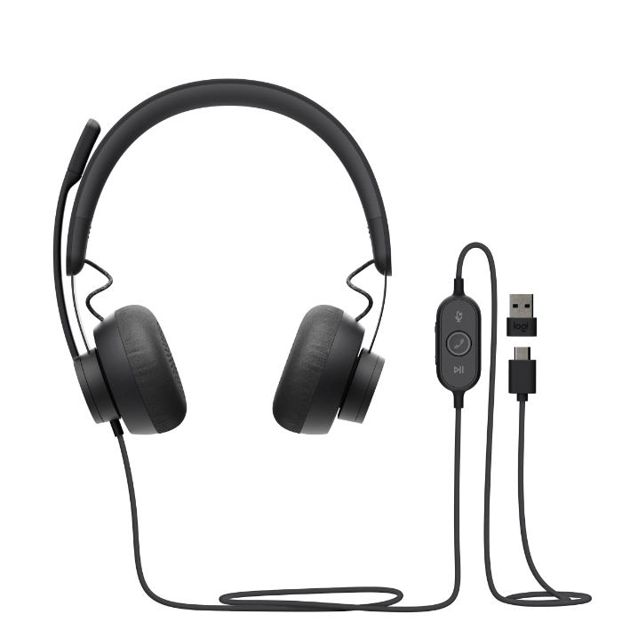 Logitech Zone Wired USB Headset Headsets Direct
