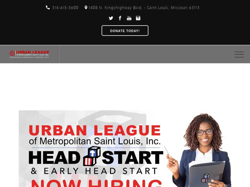 Urban League Head Start Jennings Saint Louis, MO 63136 Head Start Programs