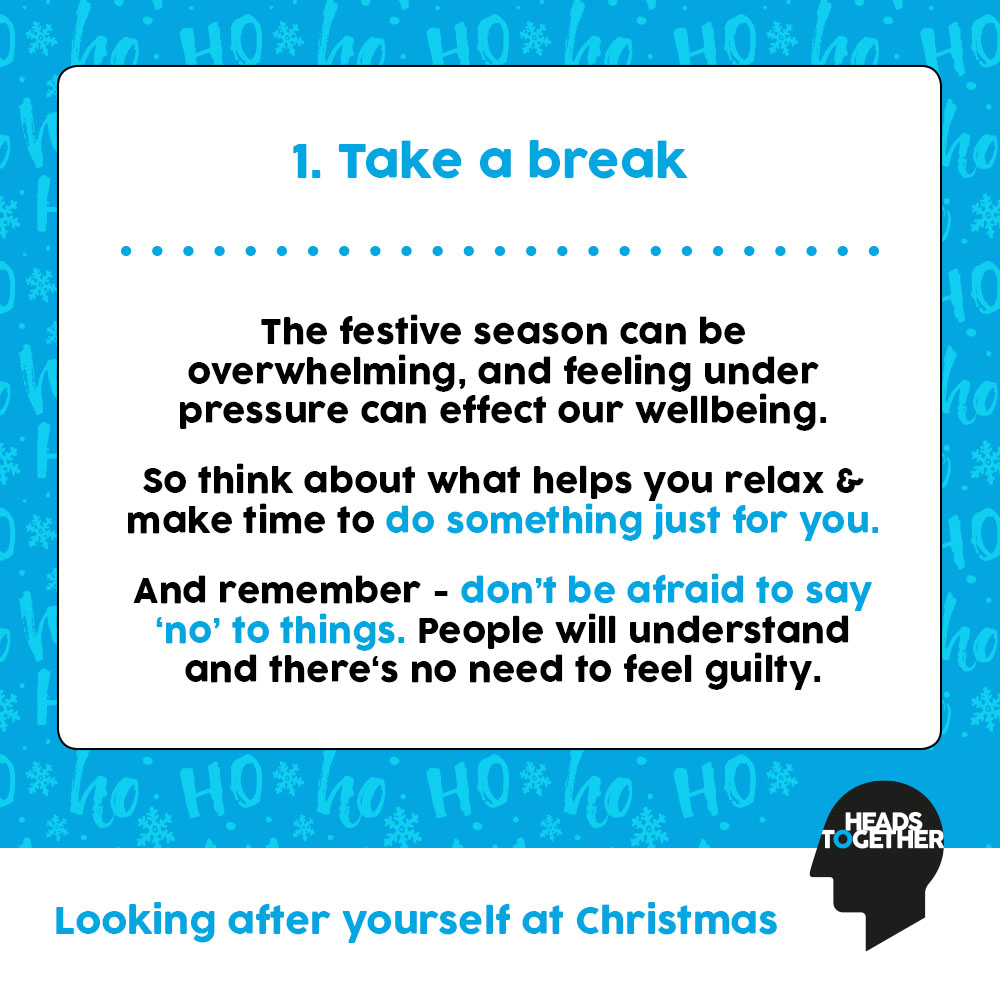 Tips on looking after your mental health this Christmas Heads Together