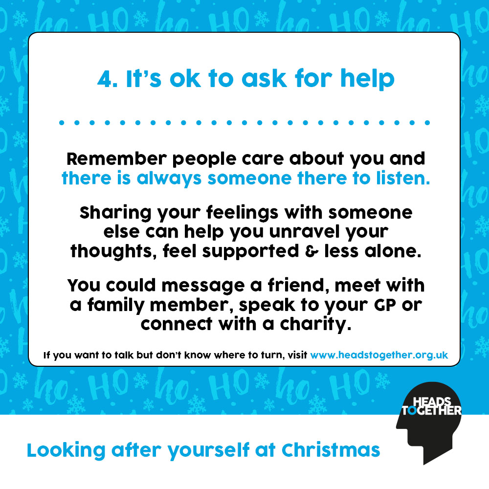 Tips on looking after your mental health this Christmas Heads Together
