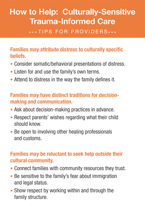 CulturallySensitive TraumaInformed Care Patient Centered Care and