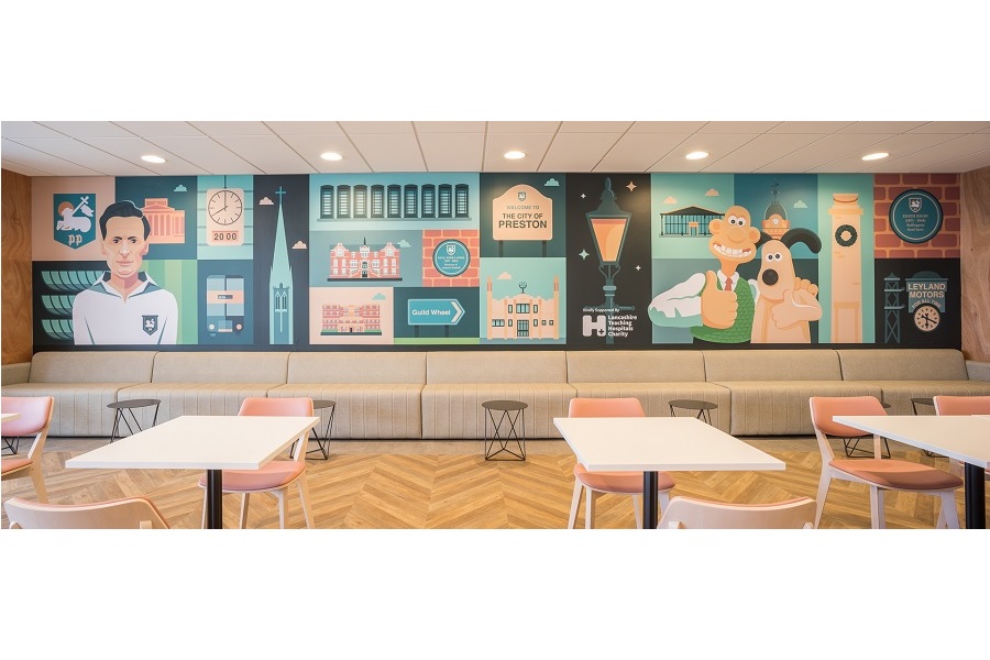 ‘New’ look restaurant at Royal Preston Hospital features ‘Wallace and