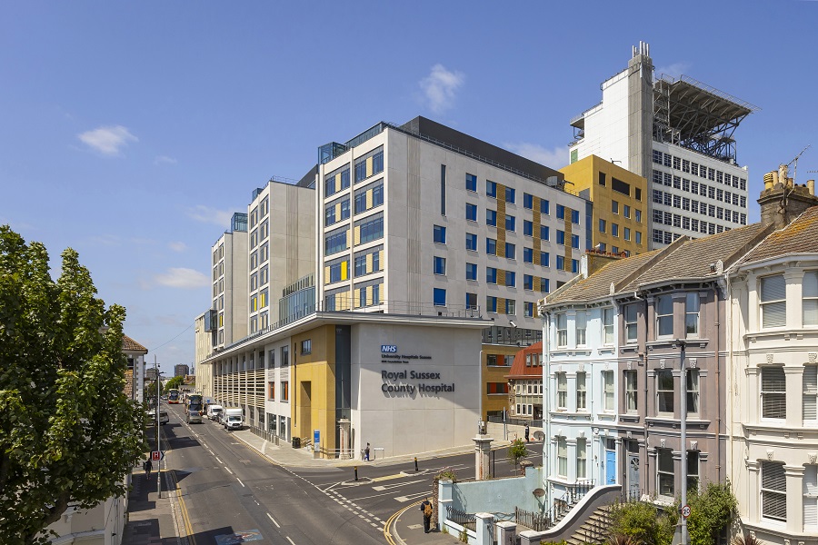 Photos released of new £500 m Brighton trauma, teaching, and tertiary