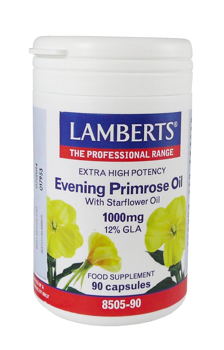 Lamberts Evening Primrose Oil with Starflower Oil 1000mg Healthstuff.co.uk