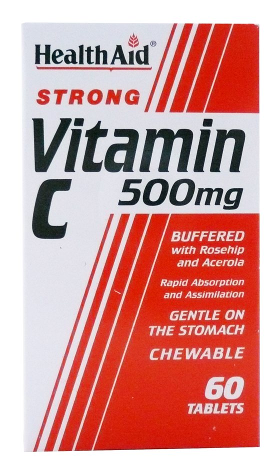 Health Aid Vitamin C 500mg Tabs Chewable 60s Healthstuff.co.uk