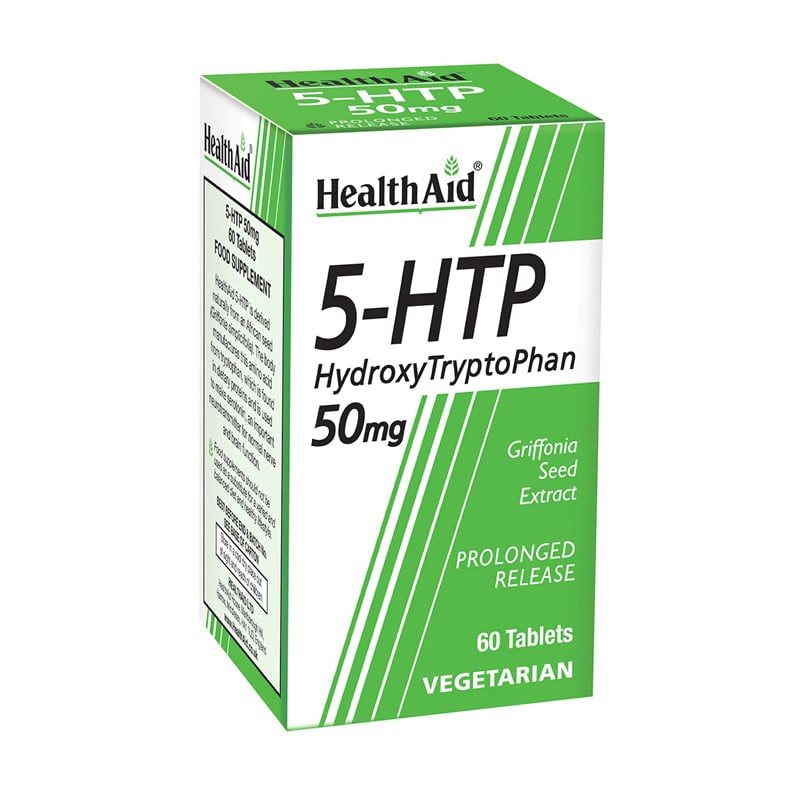 Health Aid 5 HTP (HydroxyTryptoPhan) 50mg Healthstuff.co.uk