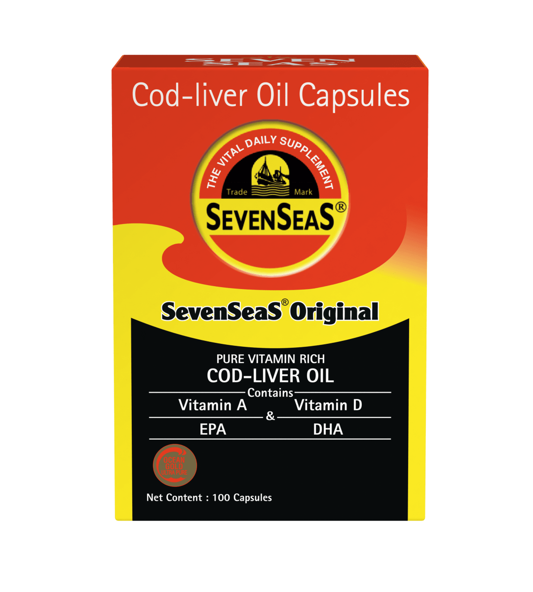 Buy SEVENSEAS COD LIVER OIL Capsules Online HealthurWealth