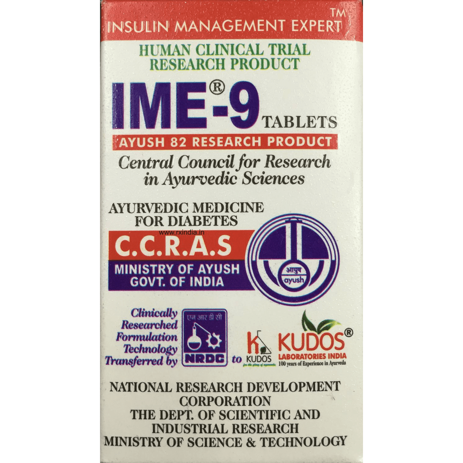 Buy IME9 Insulin management 60 tablets Online HealthurWealth