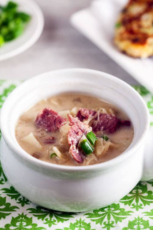Creamy Corned Beef Reuben Chowder Healthy Delicious