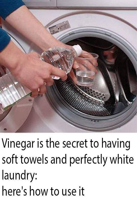 Yes, vinegar allows you to clean the washing machine thoroughly here's