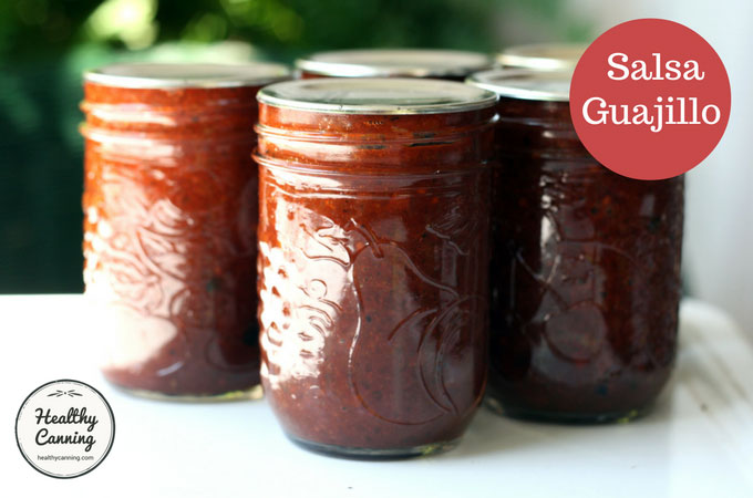 Roasted Tomato Guajillo Salsa Healthy Canning