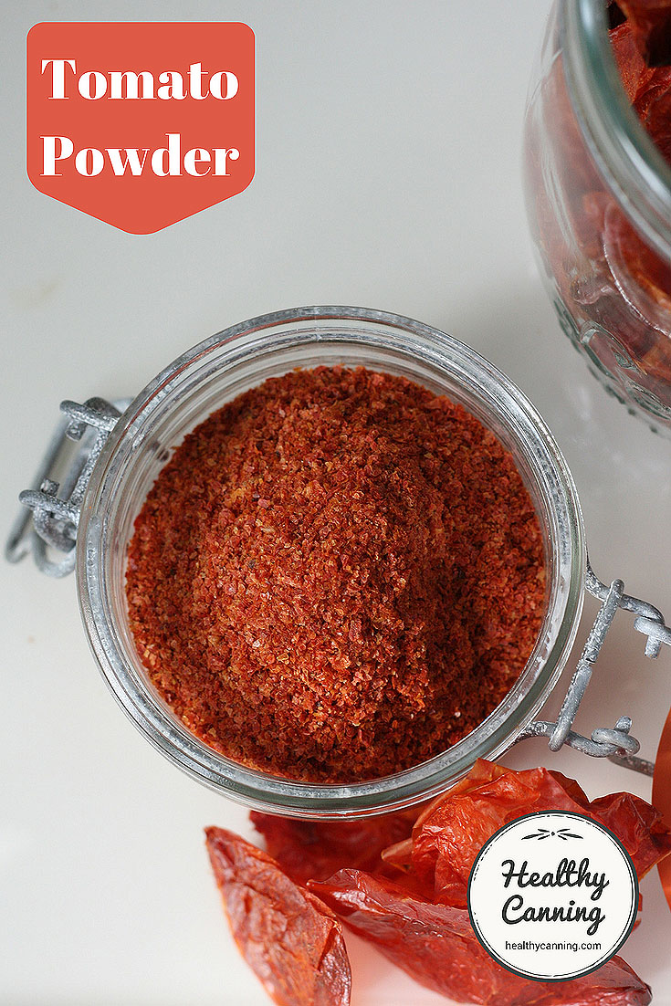 Tomato Powder Healthy Canning in Partnership with Facebook Group Canning for beginners, safely
