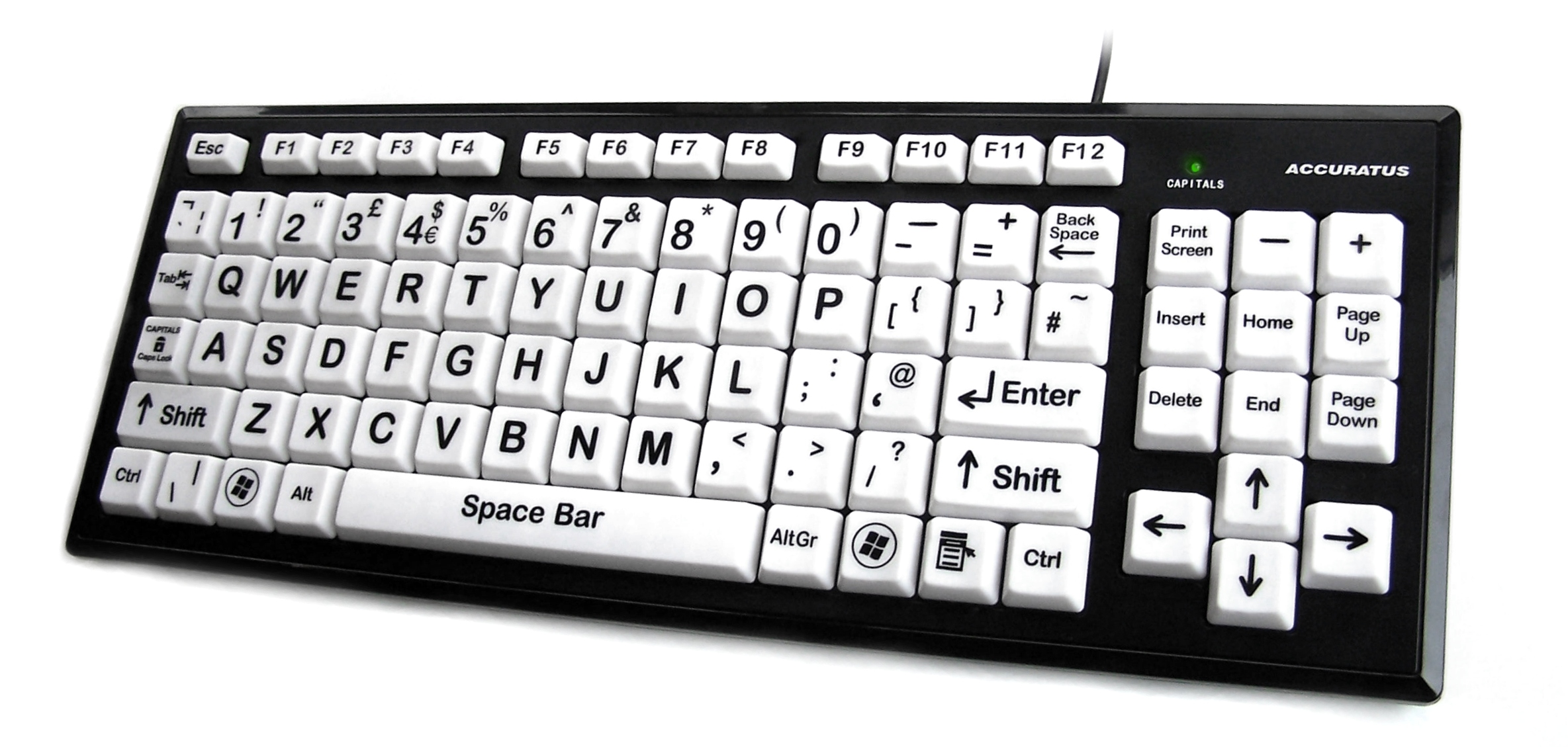 Monster Keyboard Black Healthy Workstations