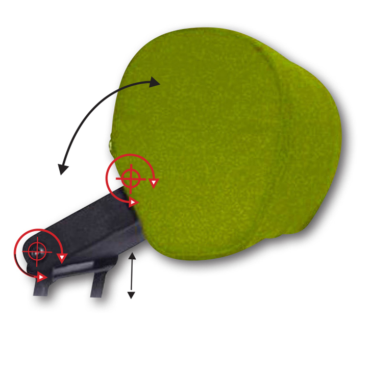 Adapt ergonomic chair neckroll Healthy Workstations