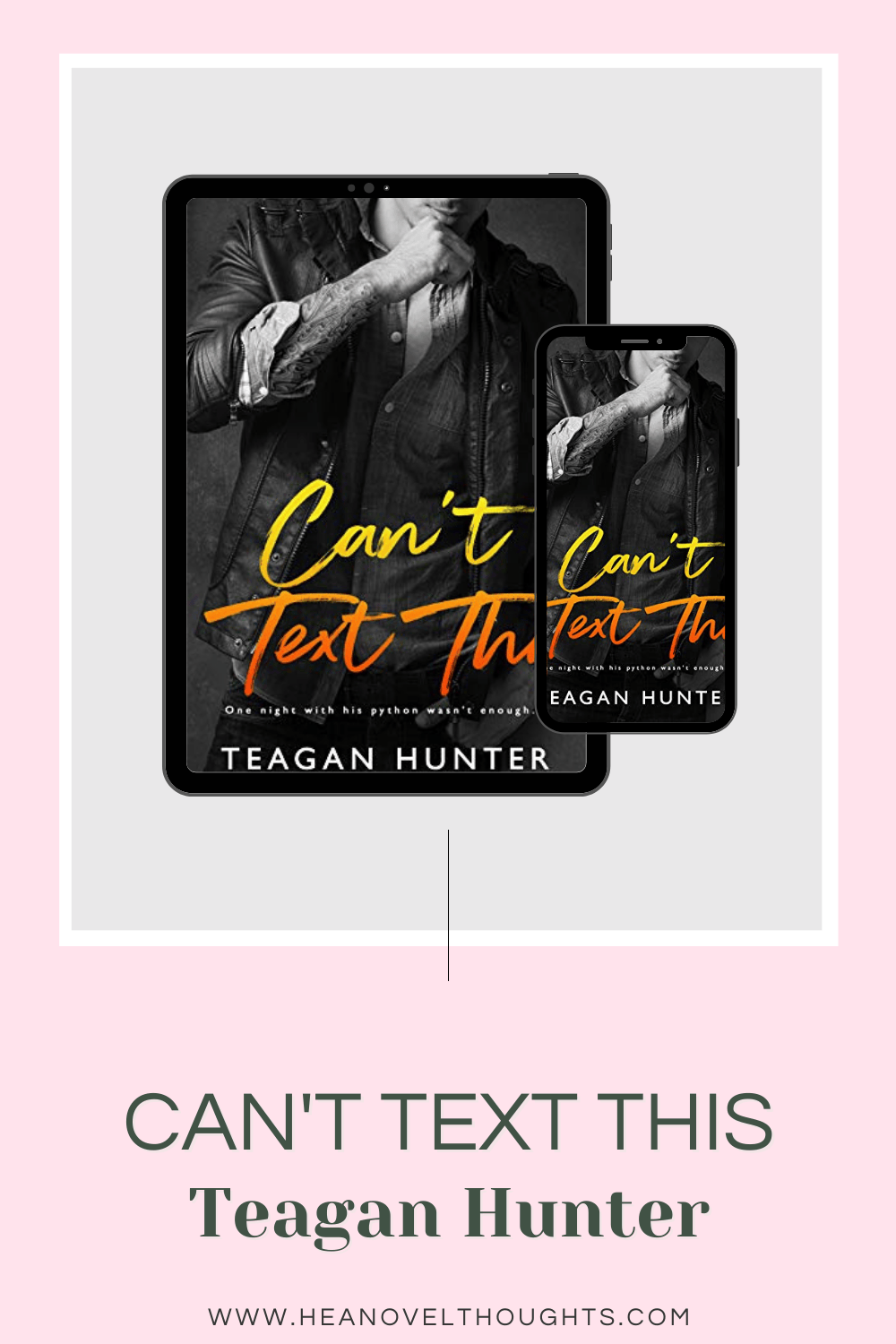 Can’t Text This by Teagan Hunter HEA Novel Thoughts