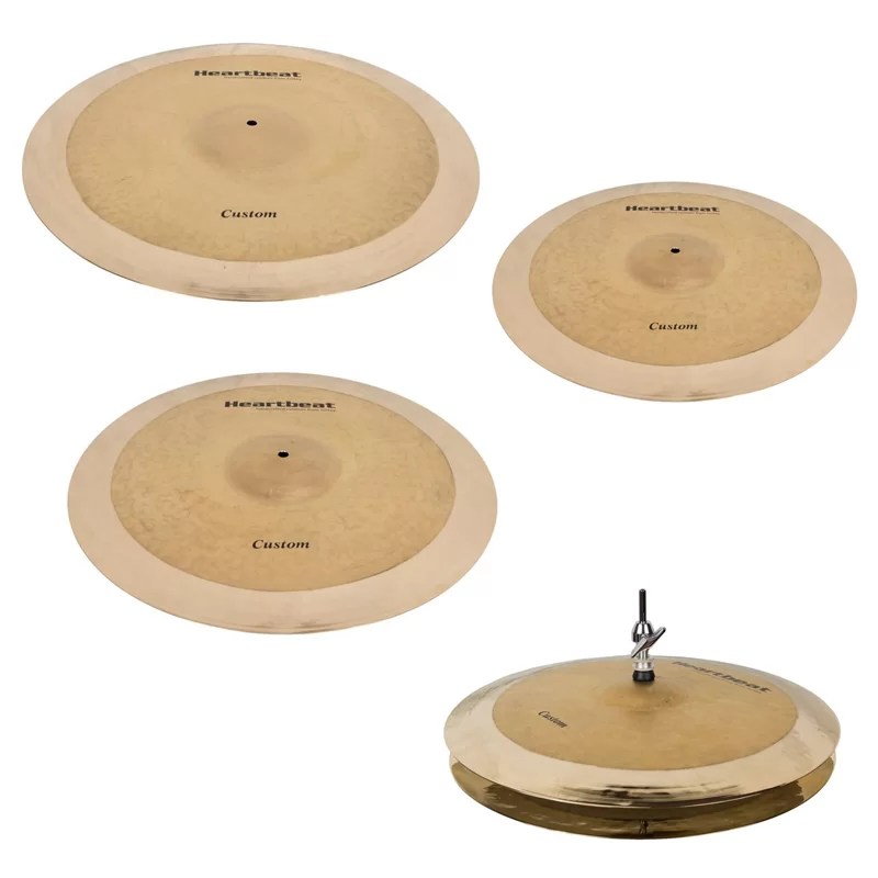 Heartbeat Custom Series Cymbal Set 16/18/20/24 Heartbeat Worship