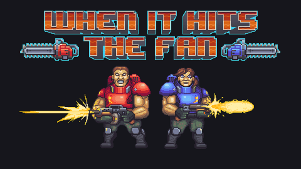 When It Hits the Fan 2d Top Down Shooter Devlogs itch.io