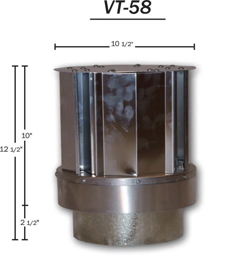 FMI 5 X 8 Direct Vent Chimney