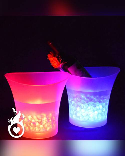 LED Light Up Ice Bucket