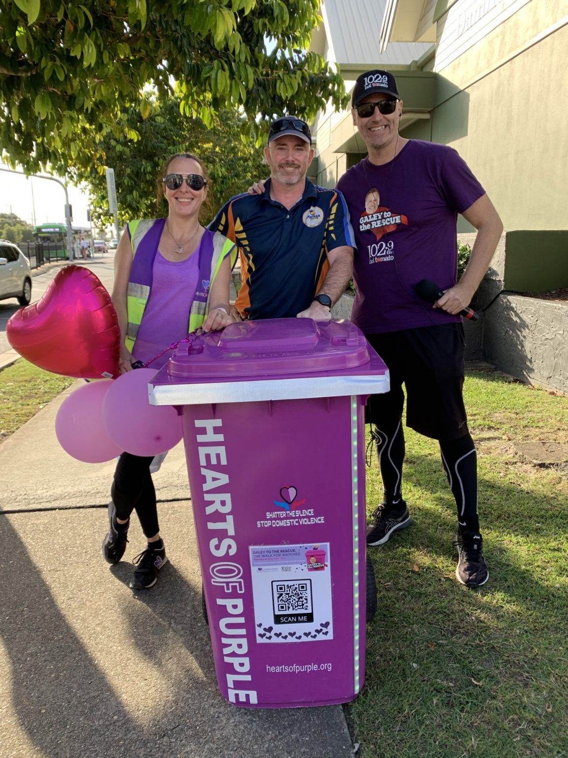 Purple Bins Hearts Of Purple